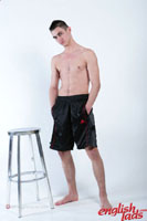 Model Sam Johnson Naked Straight English Lad Uncut Enjoys Athletics & gym