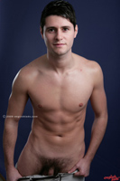 Model Charlie Shaw Naked Straight English Lad Uncut Enjoys Snowboarding & football