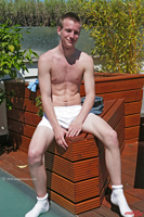 Model James Bryson Naked Straight English Lad Uncut Enjoys Football & boxing