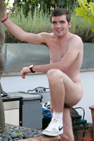 Model Patrick Lee Naked Straight English Lad Uncut Enjoys Football