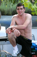 Model Patrick Lee Naked Straight English Lad Uncut Enjoys Football