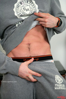 Model Reece Farrell Naked Straight English Lad Uncut Enjoys Boxing and Running