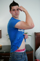 Model Jamie West Naked Straight English Lad Uncut Enjoys Cage Fighting