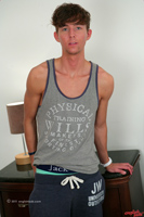 Model Perry Junior Naked Straight English Lad Uncut Enjoys Footie and Tennis