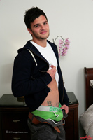 Model Jack Roberts Naked Straight English Lad Uncut Enjoys Football and Gym