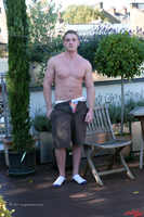 Model Leigh Jones Naked Straight English Lad Uncut Enjoys Motor Cross