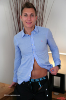 Model Bradley Foster Naked Straight English Lad Uncut Enjoys Swimming & Gym