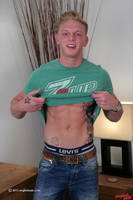 Model Tom Park Naked Straight English Lad Uncut Enjoys Gym and Biking