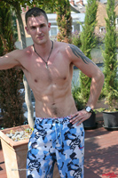 Model Leo Benson Naked Straight English Lad Uncut Enjoys Gym & Football