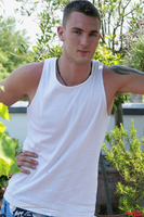 Model Leo Benson Naked Straight English Lad Uncut Enjoys Gym & Football