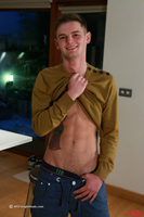 Model Luke Murphy Naked Straight English Lad Uncut Enjoys Football