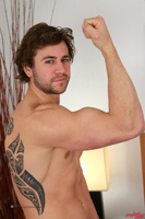Model Cory Burns Naked Straight English Lad Uncut Enjoys Rugby & Gym