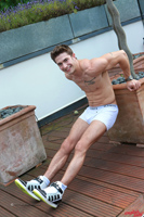 Model Scott Matthews Naked Straight English Lad Uncut Enjoys American Football