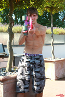 Model Troy Taylor Naked Straight English Lad Uncut Enjoys Skateboarding & surfing