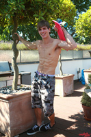Model Troy Taylor Naked Straight English Lad Uncut Enjoys Skateboarding & surfing