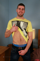 Model Mike Wade Naked Straight English Lad Uncut Enjoys Football