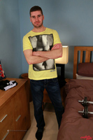 Model Mike Wade Naked Straight English Lad Uncut Enjoys Football
