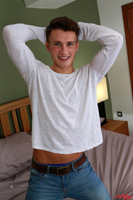 Model Will Gerrard Naked Straight English Lad Uncut Enjoys Football & Gym