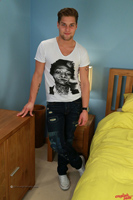 Model Ricky Hampton Naked Straight English Lad Uncut Enjoys Rugby & Swimming