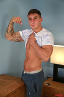 Model Max Henderson Naked Straight English Lad Uncut Enjoys Gym & Football