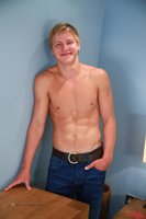 Model Dan Hague Naked Straight English Lad Uncut Enjoys Gym & Football