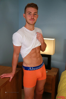 Model George Warren Naked Straight English Lad Uncut Enjoys Football