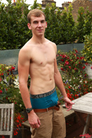 Model Jon Angus Naked Gay English Lad Uncut Enjoys Swimming