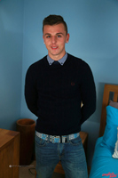 Model Niall Walsh Naked Straight English Lad Uncut Enjoys Gym & Football