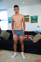 Model Liam Burlington Naked Straight English Lad Uncut Enjoys Gym & Football