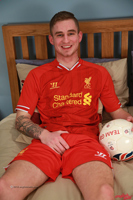 Model Lewis Compton Naked Straight English Lad Uncut Enjoys Running