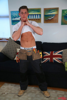 Model Hunter Hay Naked Straight English Lad Uncut Enjoys Gym & Football