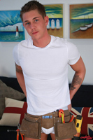 Model Hunter Hay Naked Straight English Lad Uncut Enjoys Gym & Football