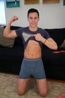 Model Jason Denby Naked Straight English Lad Uncut Enjoys Football & Gym
