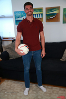 Model James Welbeck Naked Straight English Lad Uncut Enjoys Football & Gym