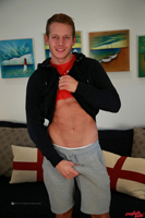 Model Tomas Farago Naked Straight English Lad Uncut Enjoys Gym & Football