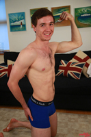 Model Tristan Thompson Naked Straight English Lad Uncut Enjoys Gym & Football