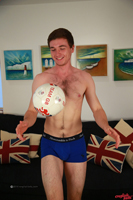 Model Tristan Thompson Naked Straight English Lad Uncut Enjoys Gym & Football