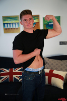 Model Anthony Forde Naked Straight English Lad Uncut Enjoys Football & Gym