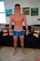 Model Anthony Forde Naked Straight English Lad Uncut Enjoys Football & Gym