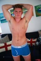 Model Anthony Forde Naked Straight English Lad Uncut Enjoys Football & Gym