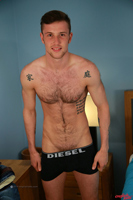 Model Jonas Webber Naked Straight English Lad Uncut Enjoys MMA & Gym