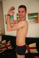 Model Jasper Hale Naked Straight English Lad Uncut Enjoys Football & Squash
