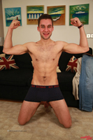 Model Jasper Hale Naked Straight English Lad Uncut Enjoys Football & Squash