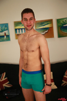 Model Jasper Hale Naked Straight English Lad Uncut Enjoys Football & Squash