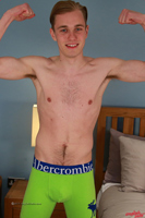 Model Luke McCormick Naked Straight English Lad Uncut Enjoys Football
