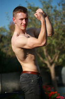 Model Tom Wills Naked Straight English Lad Uncut Enjoys Football and Gym