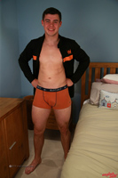 Model Jacob Olson Naked Straight English Lad Uncut Enjoys Gym