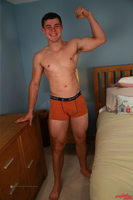 Model Jacob Olson Naked Straight English Lad Uncut Enjoys Gym