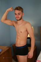 Model Ronan Scott Naked Straight English Lad Uncut Enjoys Muay Thai