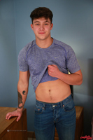 Model Jon Williams Naked Straight English Lad Uncut Enjoys Football & Gym